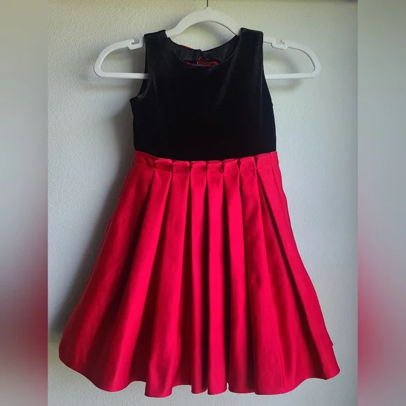 Zunie | Dresses | Zunie Girls Red Black Holiday Formal Dress Sz 6 | Poshmark
